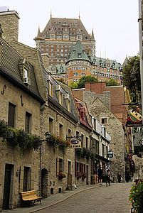 Quebec city, Frontenac Castle Hotel